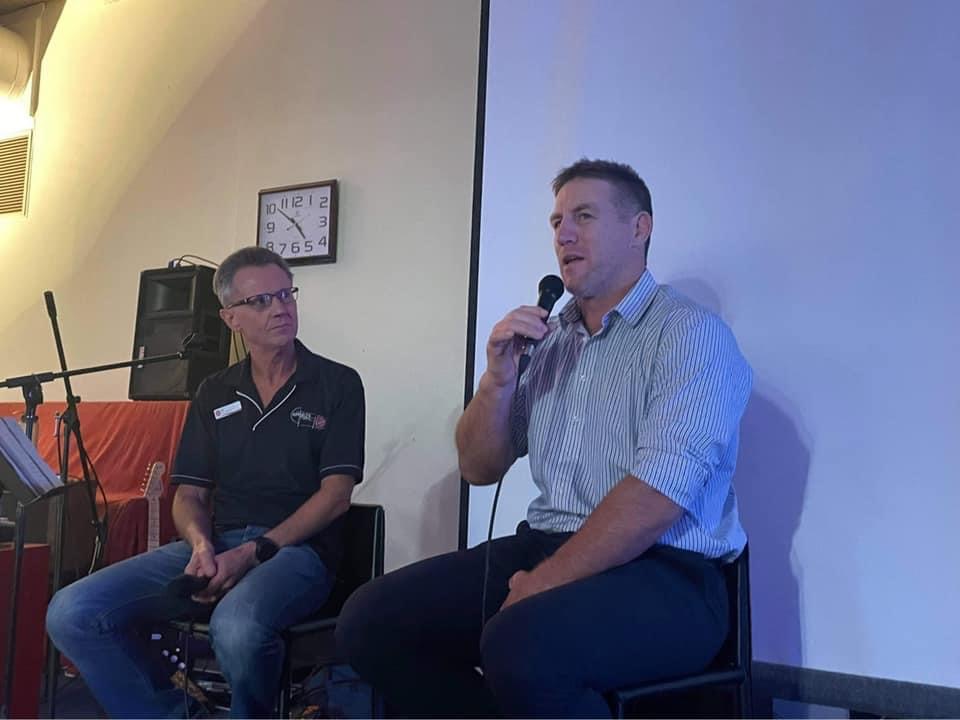 Brad sharing his story