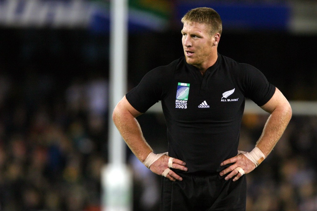 Brad in the rugby game